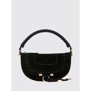 Chloe Women Chloe Marcie Suede Handbag With Braided Handle